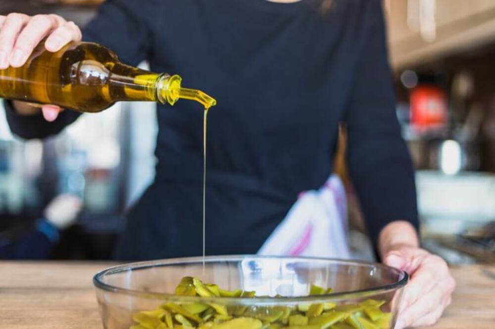 huile d'olive à jeun